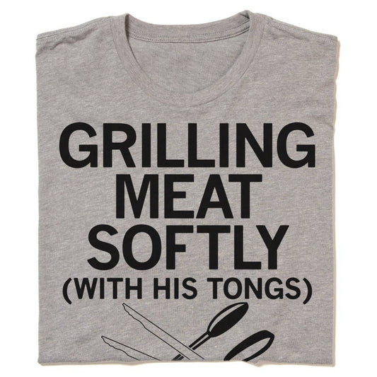 Grilling Meat Softly T-Shirt: Standard Large - Premium Heather